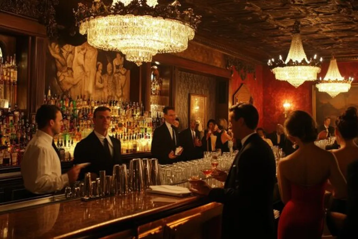 Elegant gedeckter Tisch mit Kerzenschein in einem stilvollen Restaurant